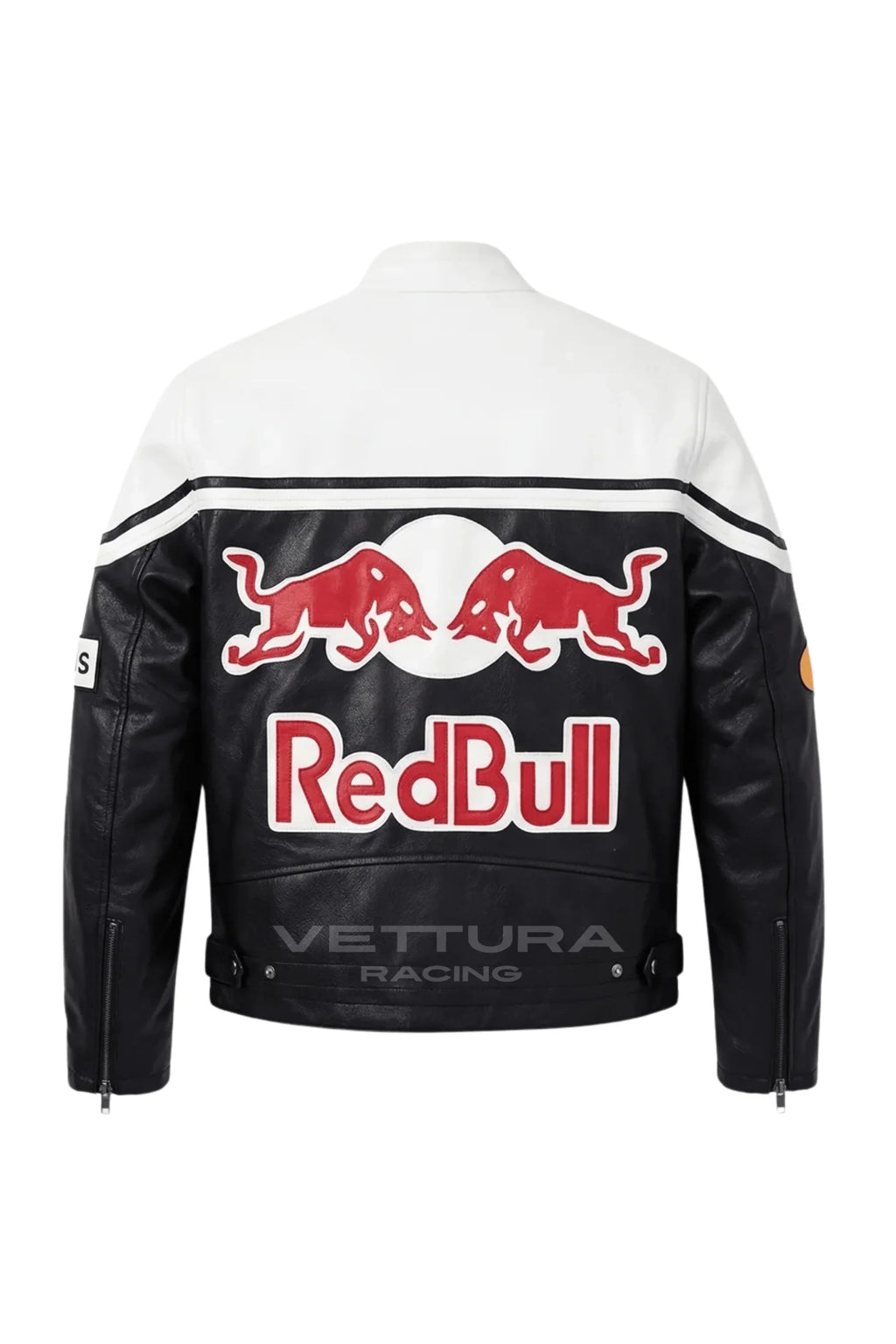 Red Bull Racing Leather Jacket - White Edition