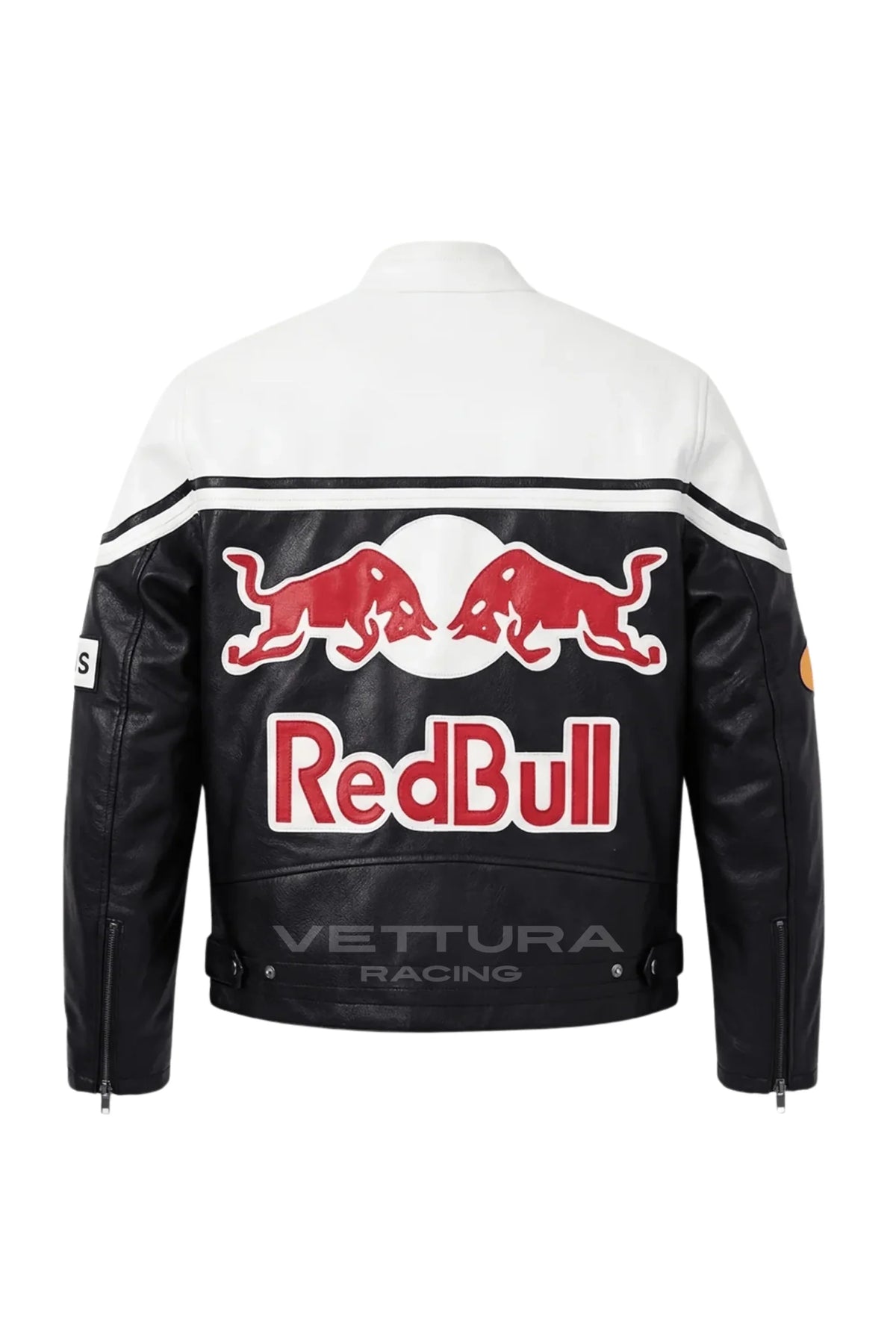 Red Bull Racing Leather Jacket - White Edition