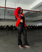 Red Ferrari Racing Jacket India – Vintage F1 Streetwear | Streetbred