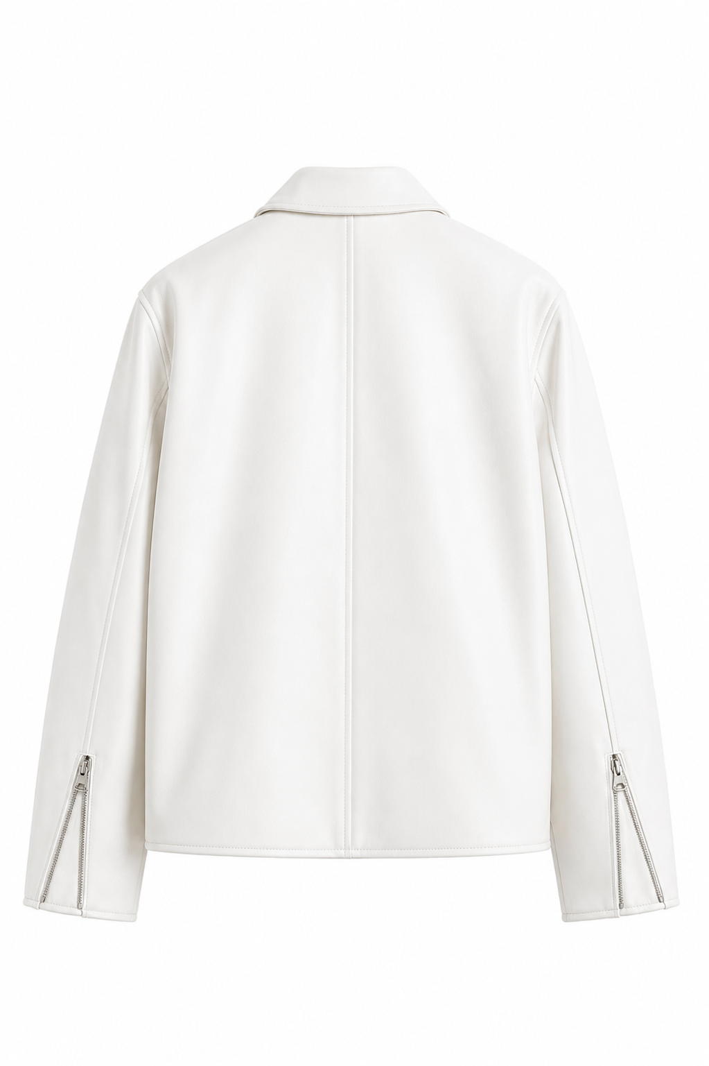Boxy Fit Faux Leather Jacket – Trendy Unisex Streetwear