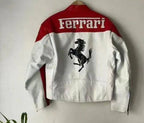 Ferrari racing jacket fully Embroidered and unique colour combination.