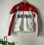 Ferrari racing jacket fully Embroidered and unique colour combination.