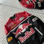 Red bull racing jacket fully Embroidered and unique style.