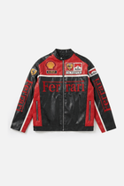Olympus Ferrari racing jacket fully embroidered .