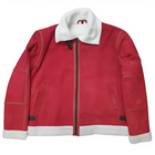 Clint Briggs Spirited Mens Red Aviator Jacket