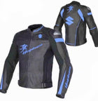 SUZUKI HAYABUSA MOTORCYCLE LEATHER RACING JACKET