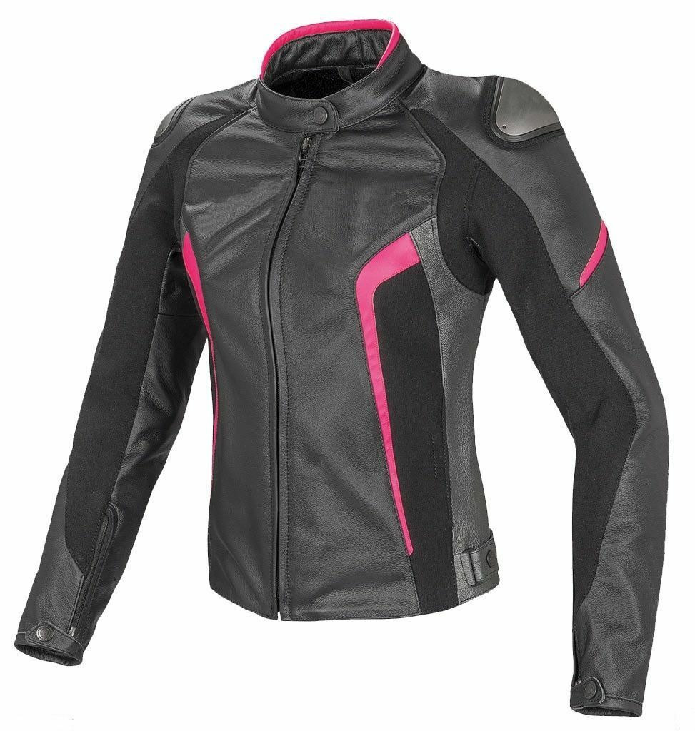 WOMEN MERIEN MOTORCYCLE LEATHER RACING JACKET