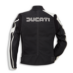 DUCATI MOTORCYCLE BLACK LEATHER RACING JACKET