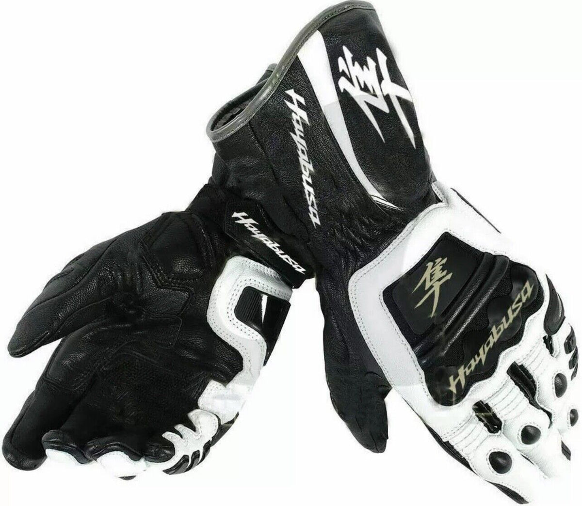 Suzuki New Black TPR Hayabusa Gloves Touch Screen Campatible Gloves