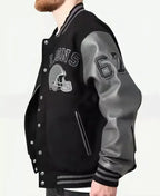 Venom 2 Eddie Brock  Detroit Lions Varsity Jacket
