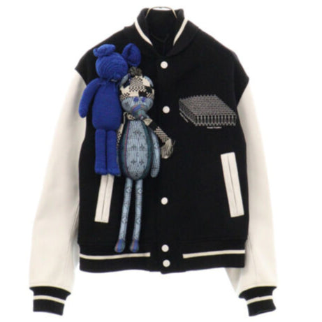 Louis Vuitton Men's Dreaming Varsity Jacket Wool Cashmere Blend and Leather