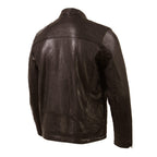Milwaukee Leather Vintage SFM1803 Men's Brown Leather Moto Style Fashion Jacket
