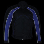 NexGen SH2153 Men's Black and Grey CE Armored Motorcycle Textile and Leather Combo Jacket