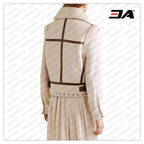 Shearling Lined Suede Trimmed Fur Leather Vest