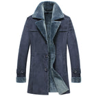 Shearling Lined Sheepskin Leather Coat