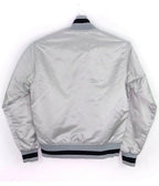 Los Angeles Raiders Starter Black Satin Bomber Jacket