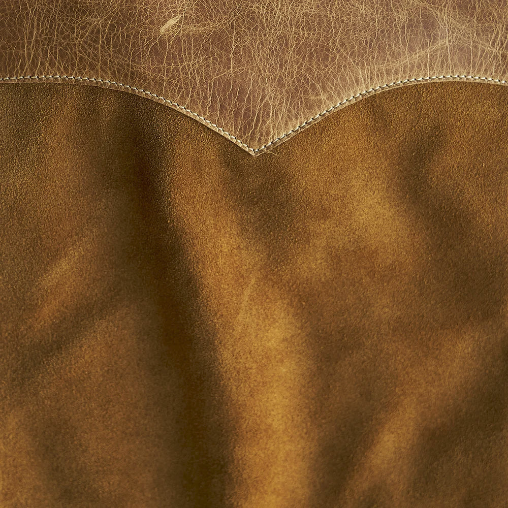 Men’s Tan Suede Ranch Vest