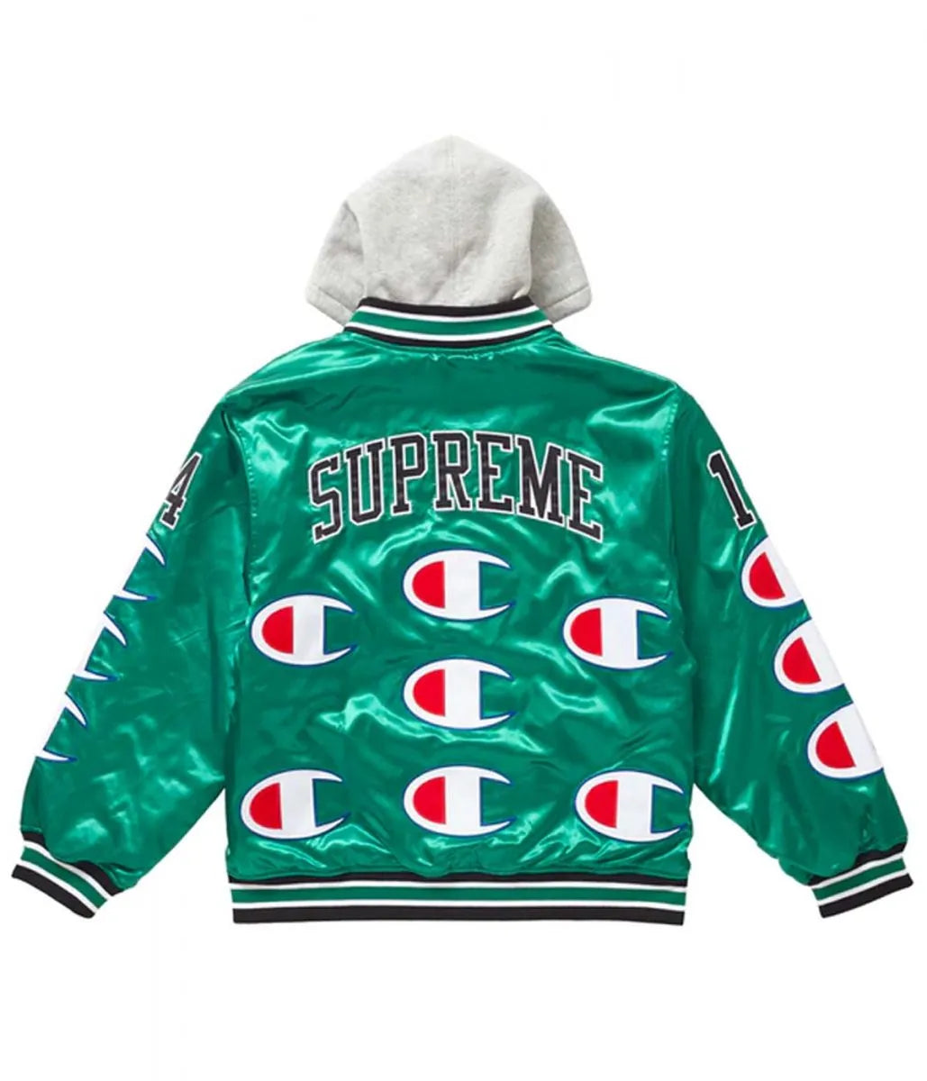 Supreme Champion Satin Hooded Jacket