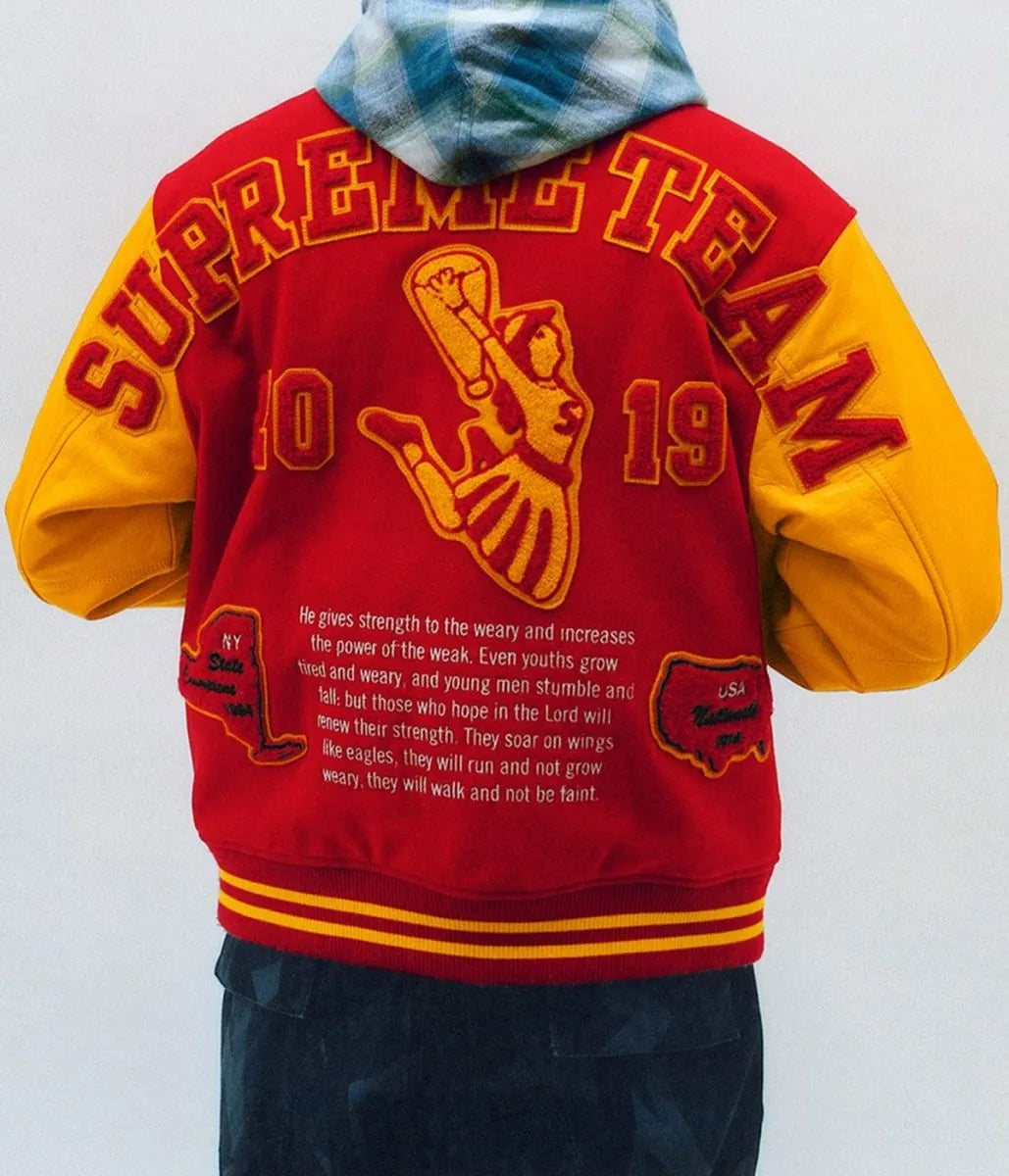 Supreme Team S Varsity Jacket