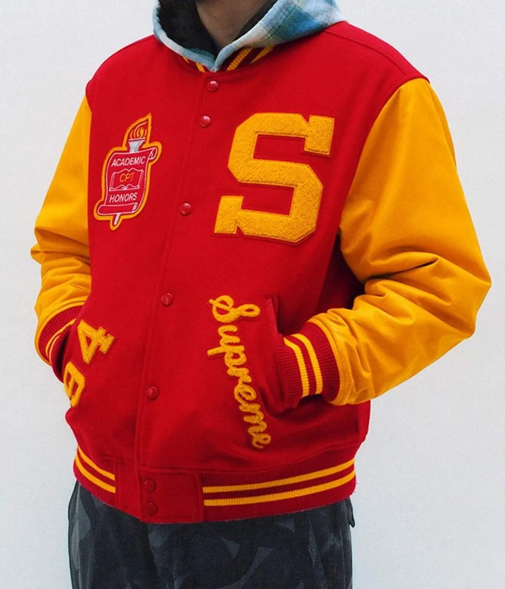 Supreme Team S Varsity Jacket