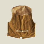 Men’s Tan Suede Ranch Vest