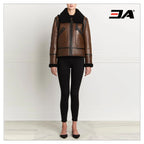 The Baldwin Shearling Fur Aviator Jacket