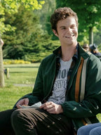 Jack Quaid The Boys Hughie Campbell Striped Jacket