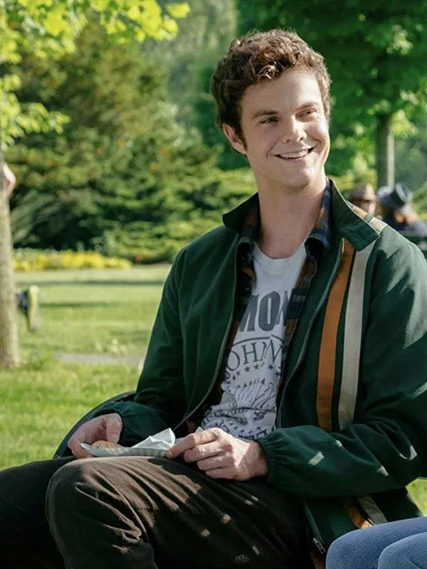 Jack Quaid The Boys Hughie Campbell Striped Jacket