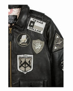 Top Gun® Official Signature Series Leather Jacket 2.0 With Removable Mouton Collar