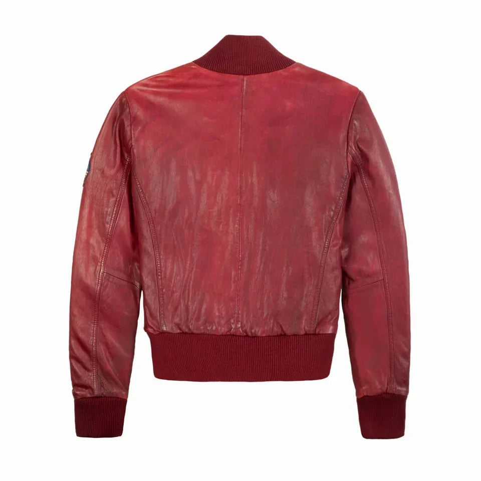 Official Miss Top Gun® Leather Jacket