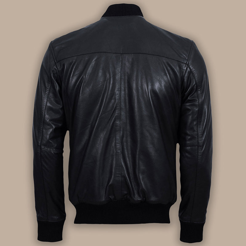 Mens Biker Bomber Jacket