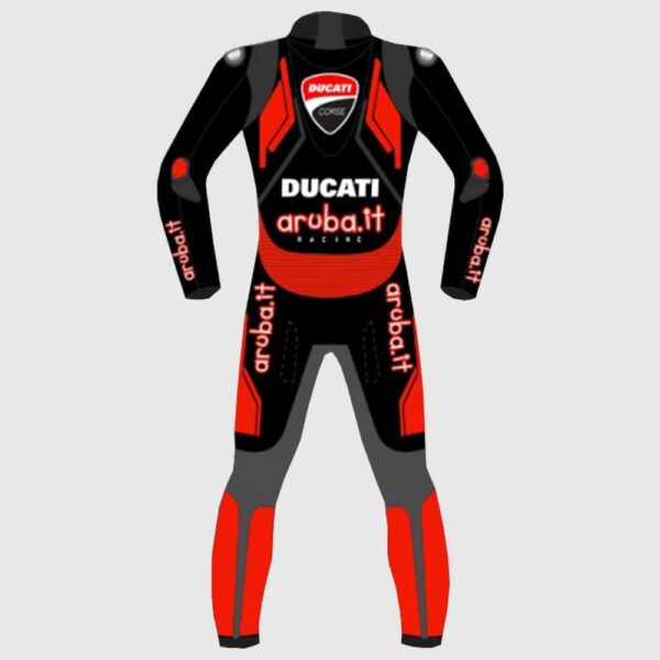 Ducati Corse Motorbike Leather Racing Motorcycle Suit