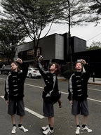 Black CNY Adidas Knot Jacket – Korean Oversized Streetwear
