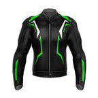 WOMEN NEW MOTORCYCLE LEATHER RACING JACKET CE APPROVED PROTECTION
