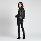 Women's Full Fringe Leather Jacket - Leather Outlet