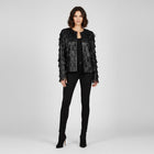 Women's Full Fringe Leather Jacket - Leather Outlet