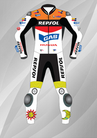 Valentino Rossi 2003 Honda Repsol Leather Racing Suit