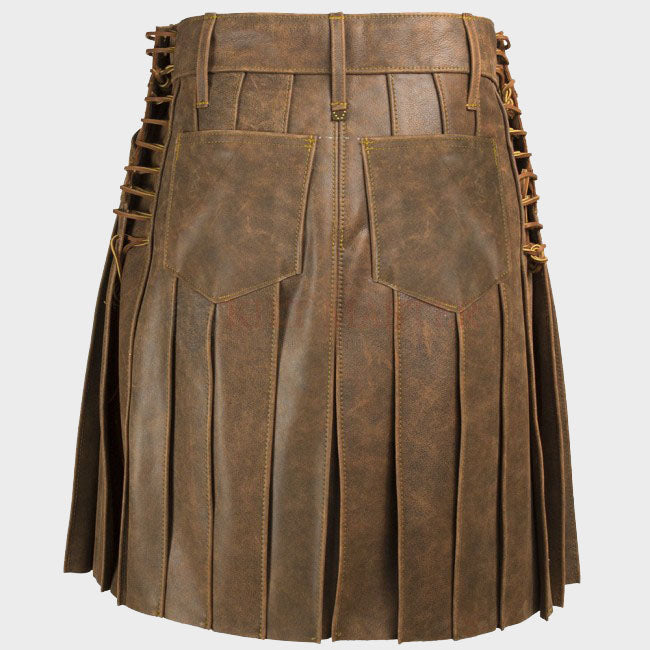 Vintage Leather Kilt