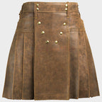 Vintage Leather Kilt