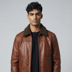 Maverick Leather Bomber Jacket