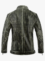 SleekForm William Charcoal Leather Jacket