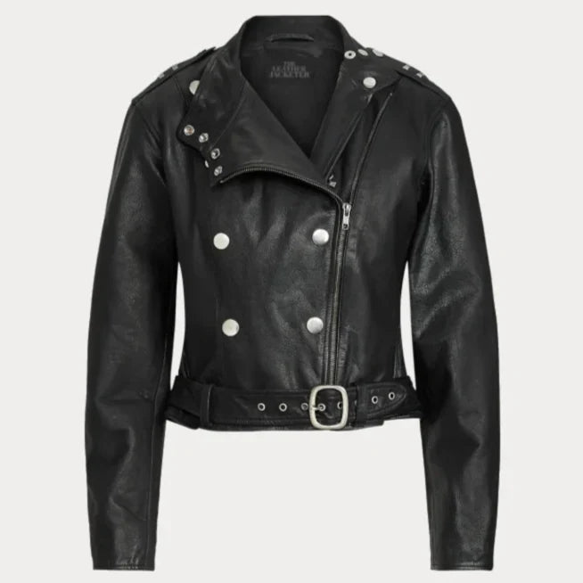 Women's Black Lambskin Leather Jacket
