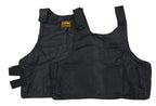Milwaukee Leather SH1367LZ Women's Black Leather Swat Style Rider Vest w/ Plain Back Panel for Club Patches