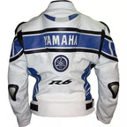 R6 Yamaha Racing Motorcycle Leather Jacket