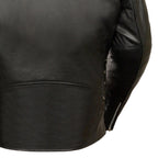 Z1R1011 Men's Black ‘9MM’ Classic Side Lace’ Motorcycle Jacket