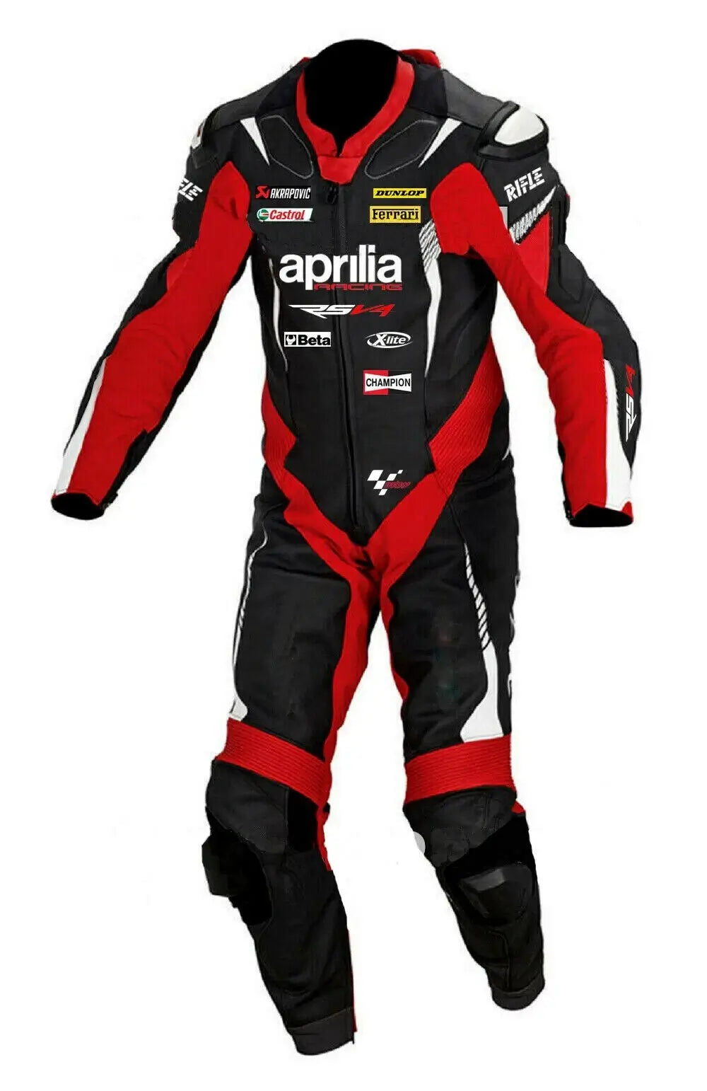 Aprilia Race Factory MotoGP Spec 1-Piece Suit - Narson Leather