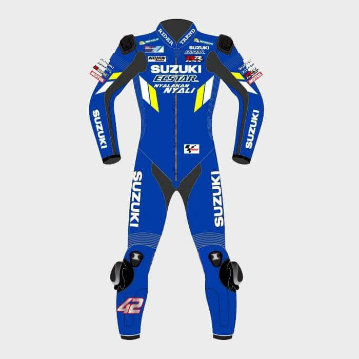 Suzuki Ecstar MotoGP Rider Replica Custom Suit - Narson Leather